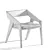 Godar Wood Chair: Modern Design Unites Comfort & Elegance 3D model small image 4