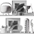 Elegant Decor Set: Reliefs & Olive 3D model small image 6