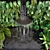 Serene Oasis: Plant Collection with Fountain 3D model small image 7