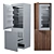 F&P Built-in Fridge Freezer 3D model small image 2