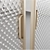 Embossed Glass Sliding Doors Kit 3D model small image 4