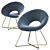 Elegant Williams Velvet Chair 3D model small image 4