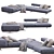 Elegant Wing Sofa by Flexform 3D model small image 1