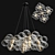 Ethereal Frost Chandelier 3D model small image 3