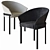 Valmy Armchair: Sleek and Stylish Seating 3D model small image 2