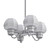 Elegant Montalembert 4-Light Pendant 3D model small image 2