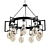 Apothecary Forge 9-Light Chandelier 3D model small image 1