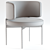 Luxury AKIKO Chair: Modern Elegance by Gallotti & Radice 2021 3D model small image 6