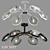 Eurosvet Gallo Loft Style Ceiling Lamp 3D model small image 1