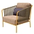 Capri Lounge: Stylish Outdoor Armchair 3D model small image 1