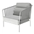 Capri Lounge: Stylish Outdoor Armchair 3D model small image 6