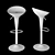 Picadilly Bar Stool: Stylish and Adjustable 3D model small image 2