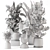 Ferm Living Bau Indoor Plant Set 3D model small image 7