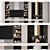 Sleek TV Wall 75 3D model small image 1