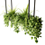 Rectangular Hanging Indoor Planters 3D model small image 2