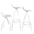 Onda Stool: Modern, Versatile, and Vibrant Furniture 3D model small image 3
