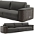 Master Sofa Collection: Fabric & Leather 3D model small image 1