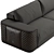 Master Sofa Collection: Fabric & Leather 3D model small image 3