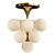 Elegant Mid-Century Tulipan Chandelier 3D model small image 3