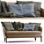 Modern Leather Sofa by Molteni & C 3D model small image 1