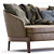 Modern Leather Sofa by Molteni & C 3D model small image 7