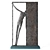 Elegant Bronze Art Sculpture 3D model small image 1