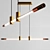 Sleek Glass Pinion Lamp 3D model small image 3