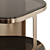 Modern Fendi Bent Glass Coffee Table 3D model small image 2