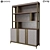 Modern Metal Shelving Unit 3D model small image 1