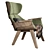 Sleek and Stylish: Linteloo Florian Armchair 3D model small image 3