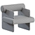 Luxury Paradise Chair: Stylish Comfort 3D model small image 3