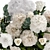 Luxury White Flower Bouquet 3D model small image 4