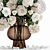 Luxury White Flower Bouquet 3D model small image 5