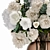 Luxury White Flower Bouquet 3D model small image 6