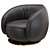 Baxter Leon Armchair: Elegant Comfort 3D model small image 2
