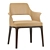Elegant Wood-Framed Sophie Lite Chair 3D model small image 1