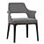 Elegant Wood-Framed Sophie Lite Chair 3D model small image 2