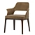 Elegant Wood-Framed Sophie Lite Chair 3D model small image 3