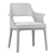 Elegant Wood-Framed Sophie Lite Chair 3D model small image 5