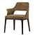 Elegant Wood-Framed Sophie Lite Chair 3D model small image 6