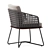 Stylish Comfort: Rivera Little Armchair by Minotti 3D model small image 2