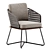 Stylish Comfort: Rivera Little Armchair by Minotti 3D model small image 9