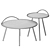 Modern Minimalist PEEL Table 3D model small image 3