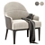 Tirolo Aston: Sleek and Stylish Easy Chair 3D model small image 1