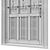 Classic 3D Max Door: 900mm x 2000mm 3D model small image 6