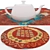 Versatile Set of 8 Rugs: No 266 3D model small image 4