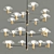 Modern Elegance Chandelier Meduza 3D model small image 1