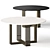 Sophisticated Kianni Round Dining Table 3D model small image 1