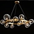 Elegant Black & Gold Lighting 3D model small image 3