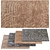 Luxurious Faux Fur Rug 3D model small image 2